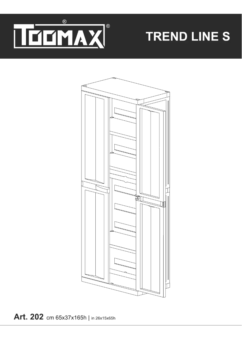 Page n°1 - Manuel utilisateur Toomax Trend Line S Art. 202