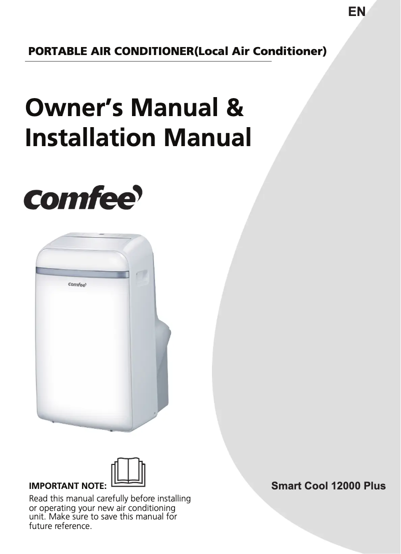 Page n°1 - Manuel utilisateur Comfee Smart Cool 12000 Plus