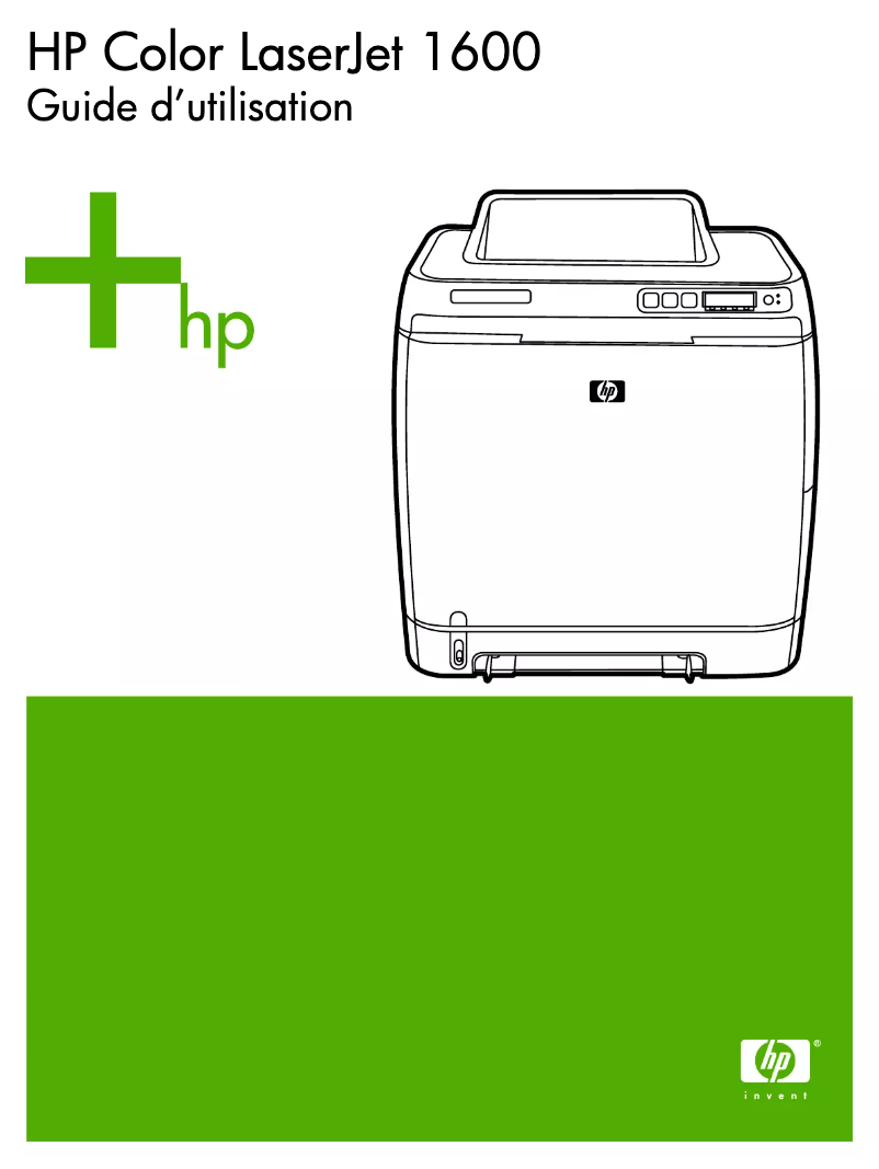 Página 1 del manual Manual de usuario HP Color LaserJet 1600