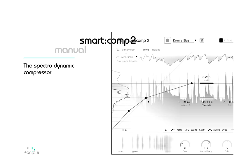 Page 1 de la notice Manuel utilisateur Sonible smart:comp 2
