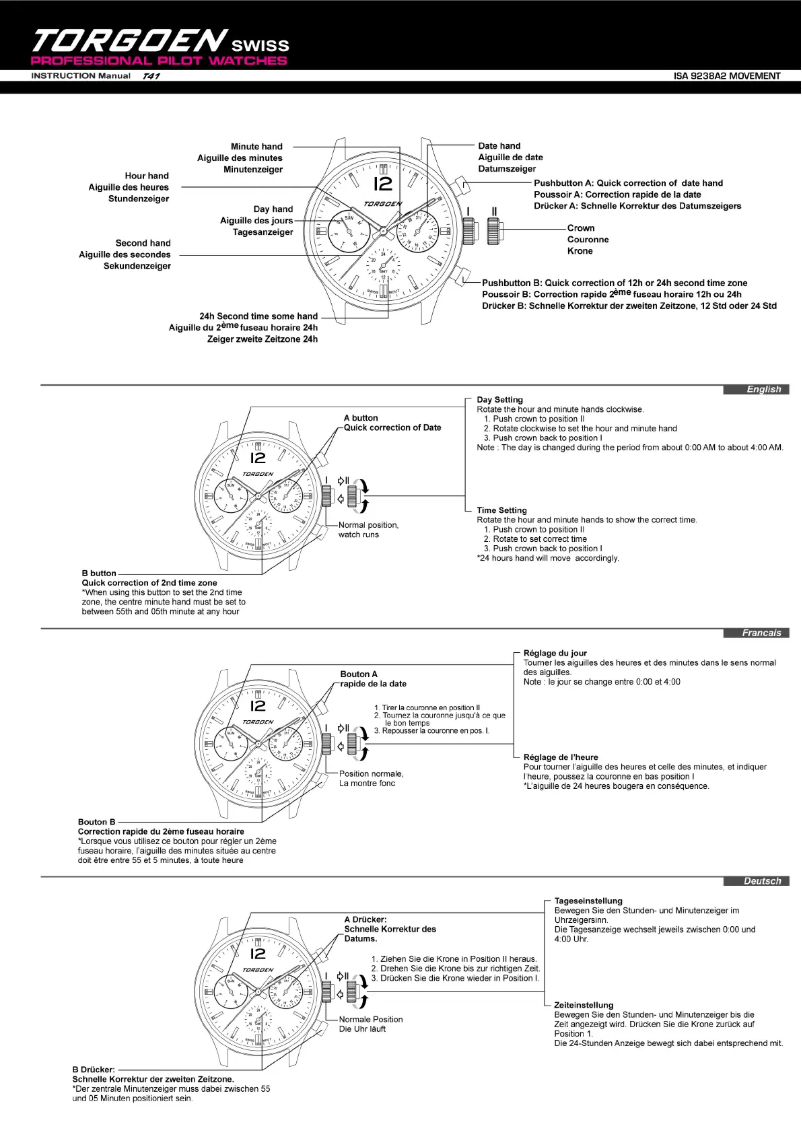 Page n°1 - Manuel utilisateur Torgoen T41DBK-ST20LBORSL