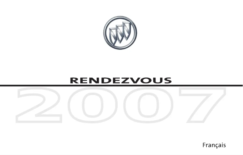 Image de la première page du manuel de l'appareil Rendezvous (2007)