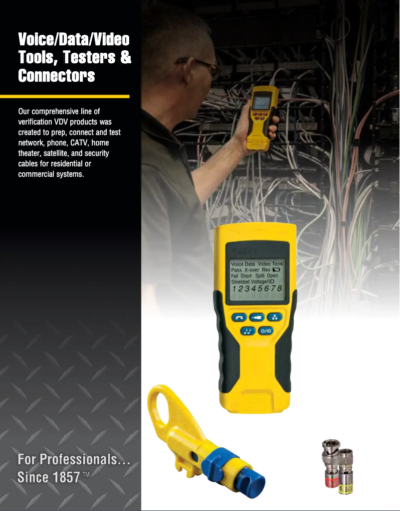 Page n°1 - Brochure Klein Tools VDV500-060