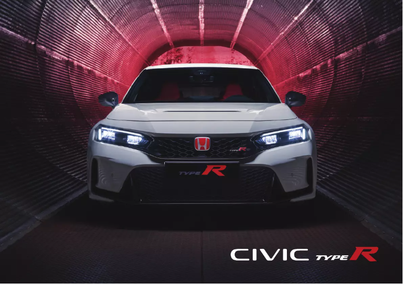 Image de la première page du manuel de l'appareil Civic Type R (2024)