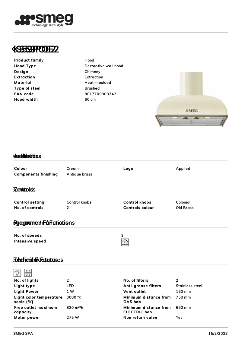 Image de la première page du manuel de l'appareil KS59POE2