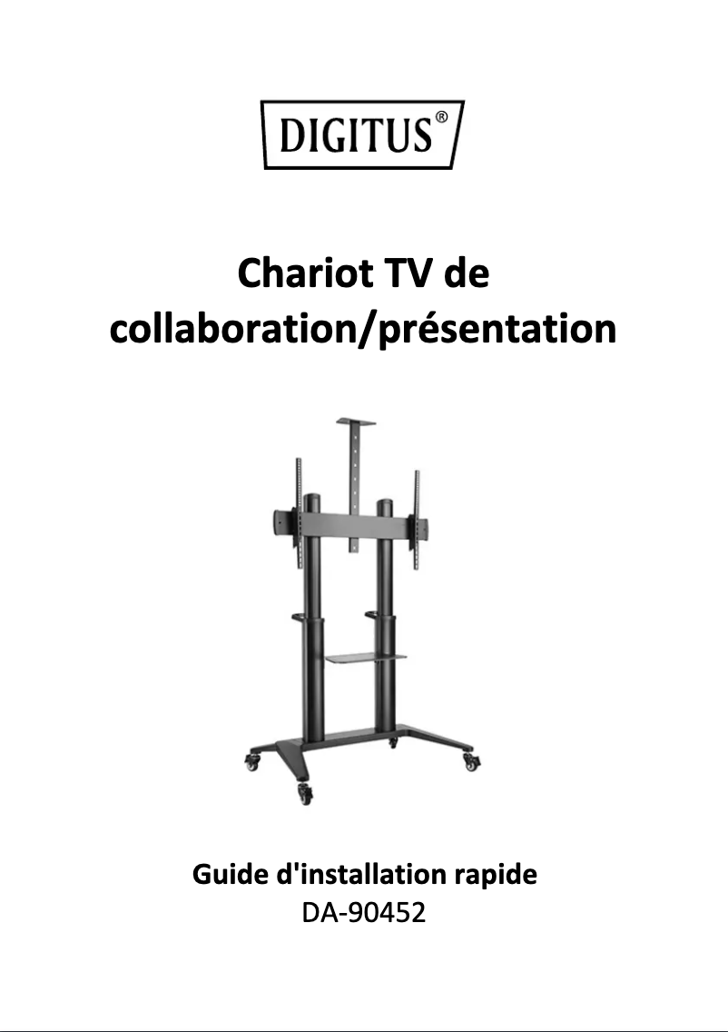 Page 1 de la notice Manuel utilisateur Digitus DA-90452