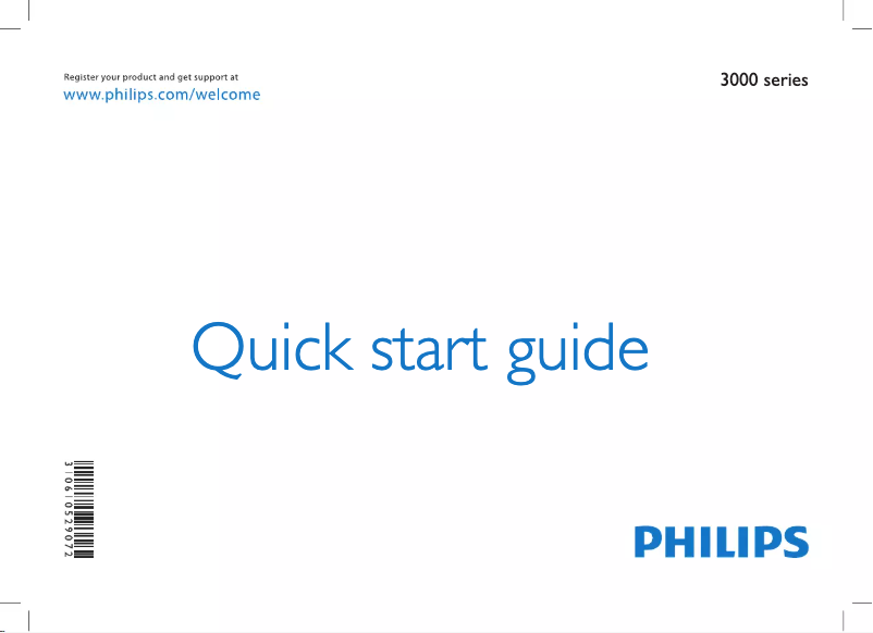 First page image of the manual for 39PFL3008D