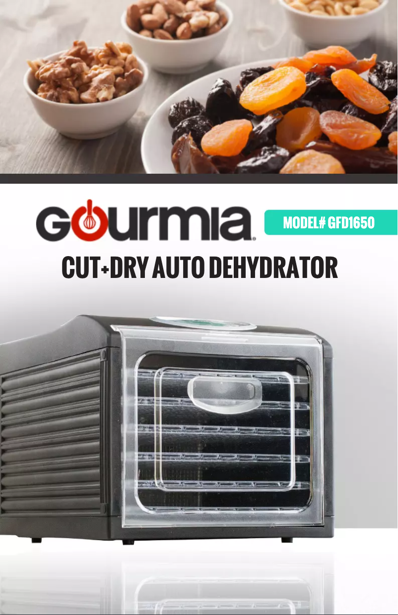 Page n°1 - Manuel utilisateur Gourmia GFD1650B