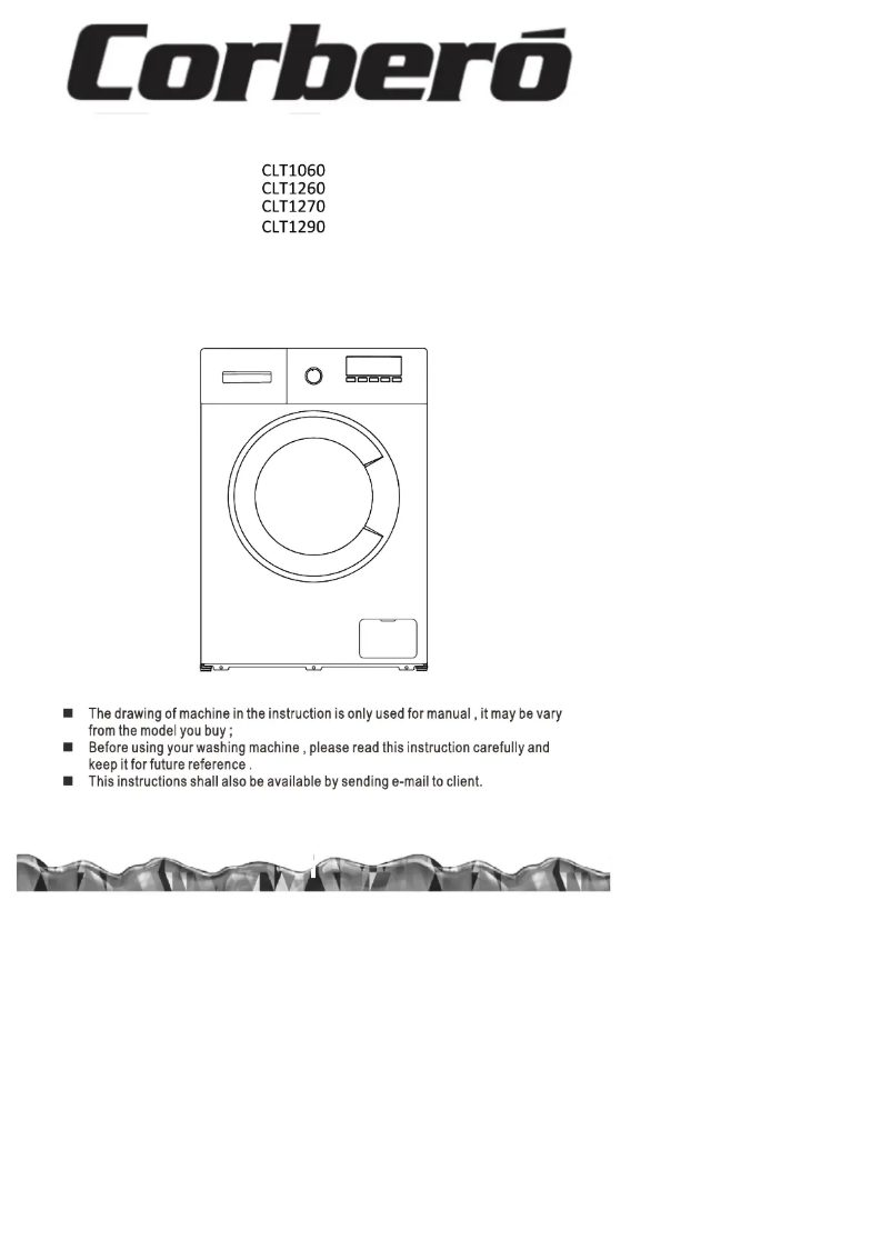 Página 1 del manual Manual de usuario Corbero CLT 1290