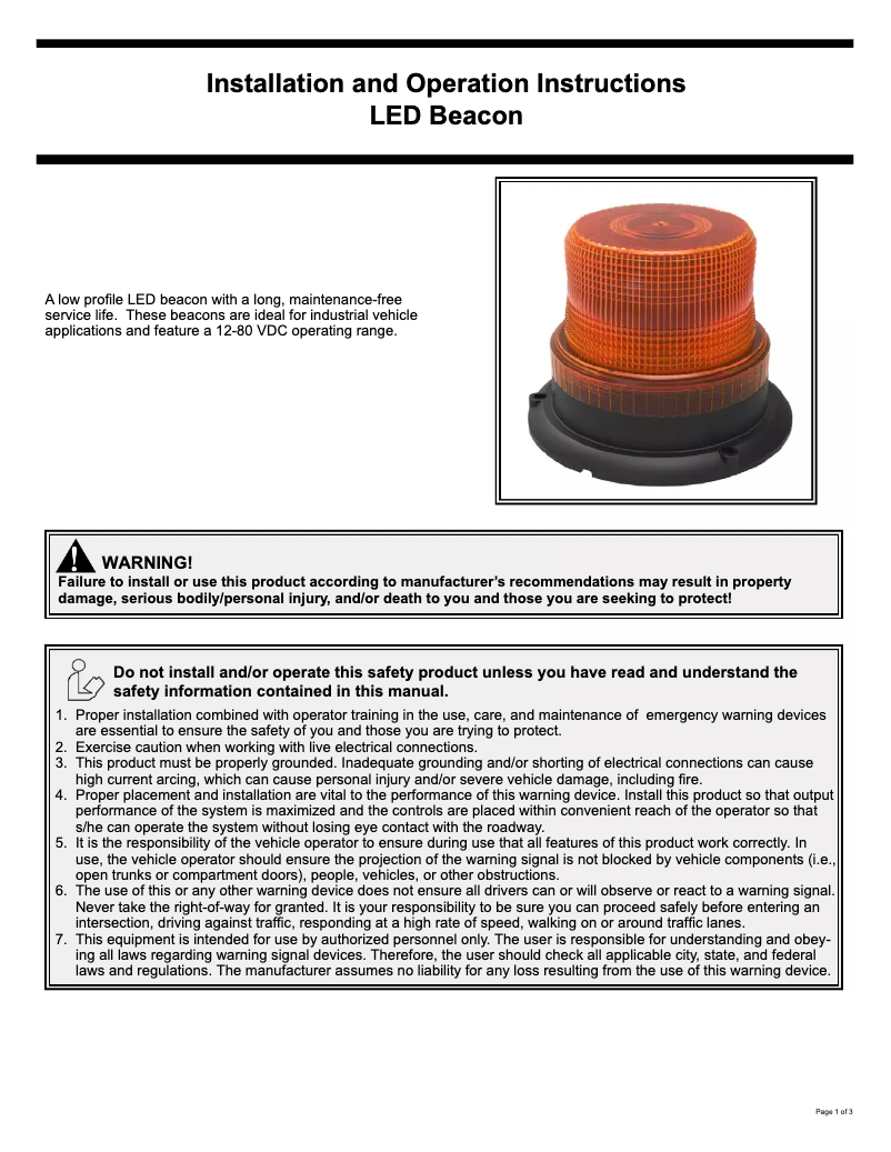 Página 1 del manual Manual de usuario Epcom X6465A