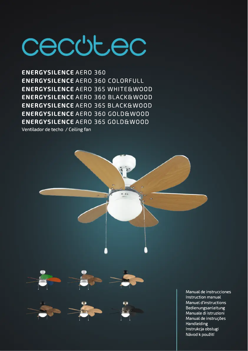 Page n°1 - Manuel utilisateur Cecotec EnergySilence Aero 360