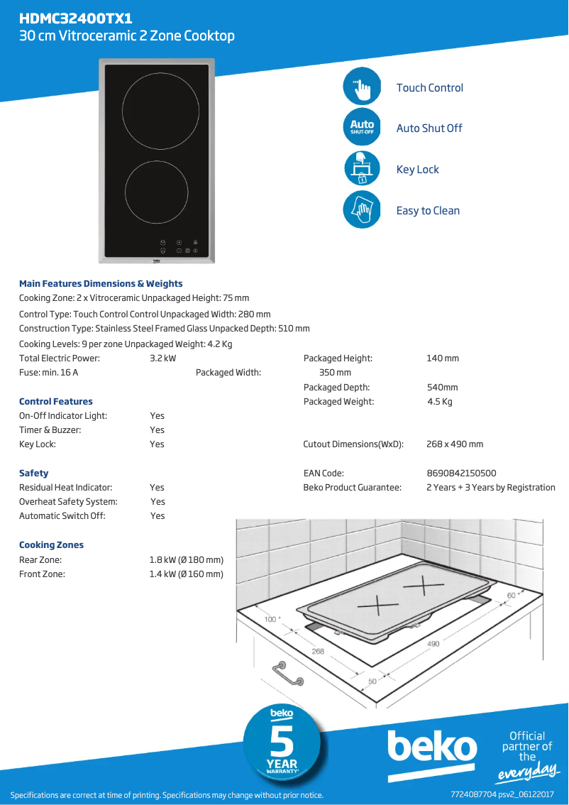 Image de la première page du manuel de l'appareil HDMC32400TX1