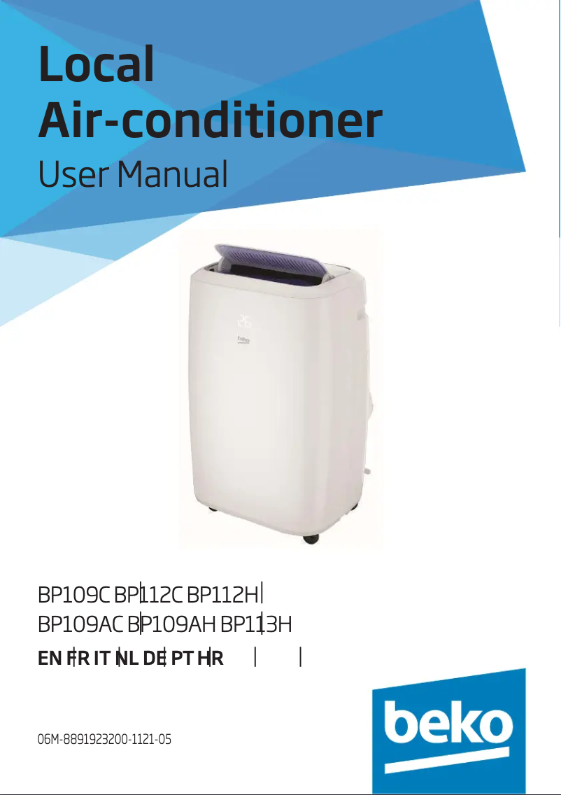 Page n°1 - Manuel utilisateur Beko BP112C