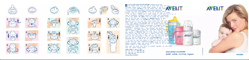 Page 1 of the manual User Manual Philips AVENT Airflex SCF640
