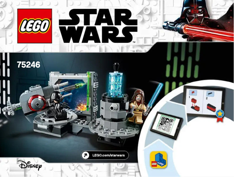 Image de la première page du manuel de l'appareil Star Wars 75246