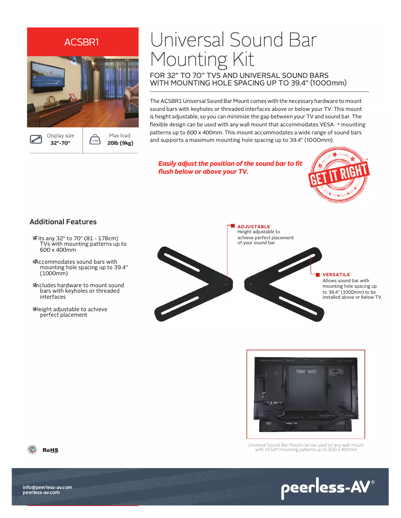 Image de la première page du manuel de l'appareil ACSBR1