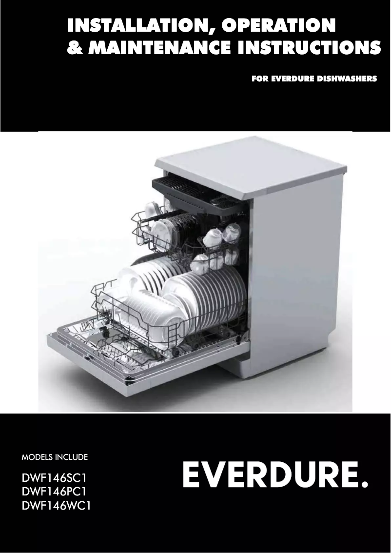 Page 1 de la notice Manuel utilisateur Everdure DWF146WC1