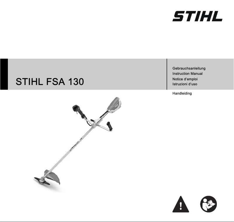 Page 1 de la notice Manuel utilisateur Stihl FSA 130