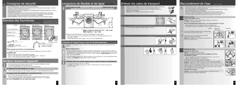 Page 1 de la notice Manuel utilisateur Bosch WAB24211FF