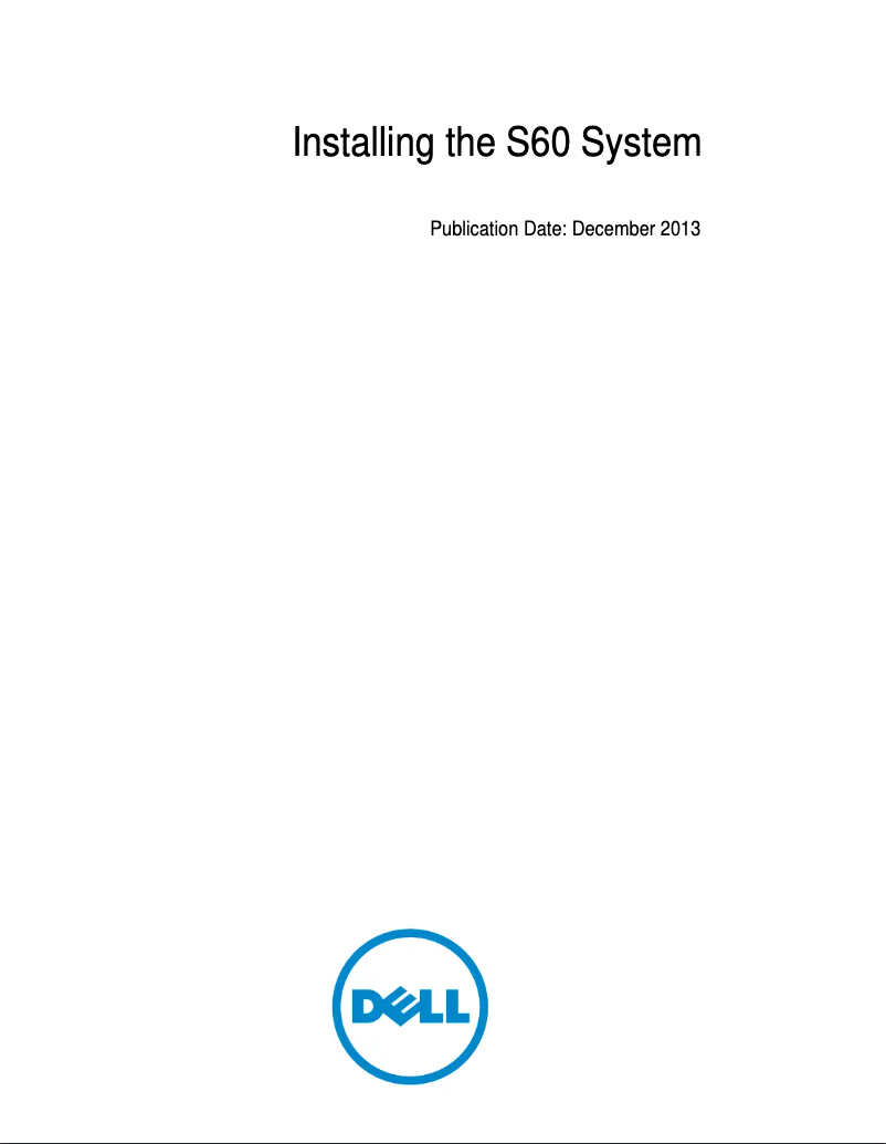 Page 1 de la notice Guide d'installation Dell Force10 S60-44T