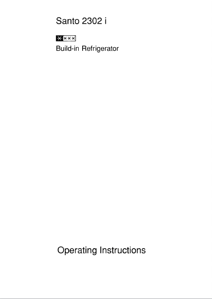 Página 1 del manual Manual de usuario AEG Santo 2302 I