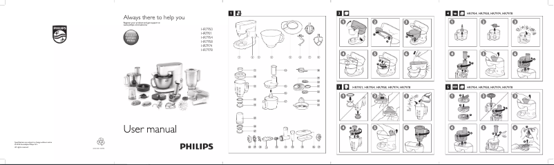 Page n°1 - Manuel utilisateur Philips Avance Collection HR7958
