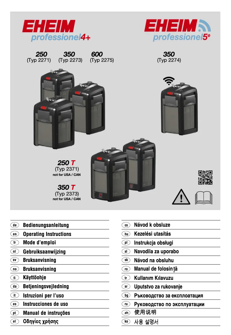Image de la première page du manuel de l'appareil Professionel 4+ 350
