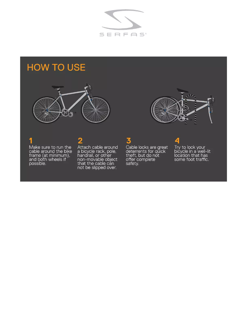 Page 1 de la notice Manuel utilisateur Serfas KL-15
