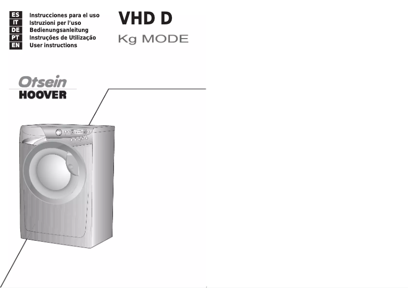 Image de la première page du manuel de l'appareil VHD 8116D-37