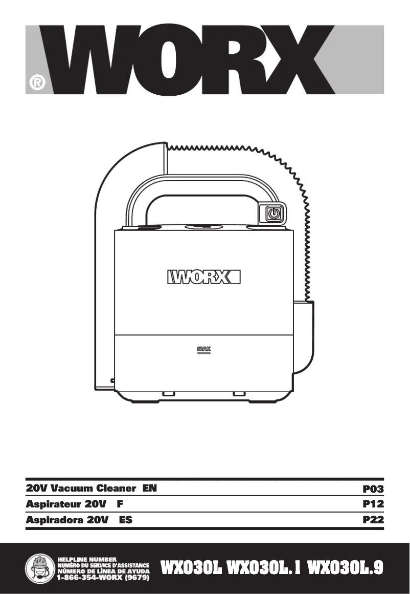 Image de la première page du manuel de l'appareil WX030L.9