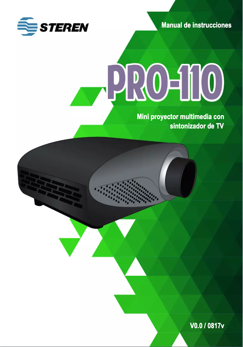 Page 1 de la notice Manuel utilisateur Steren PRO-110