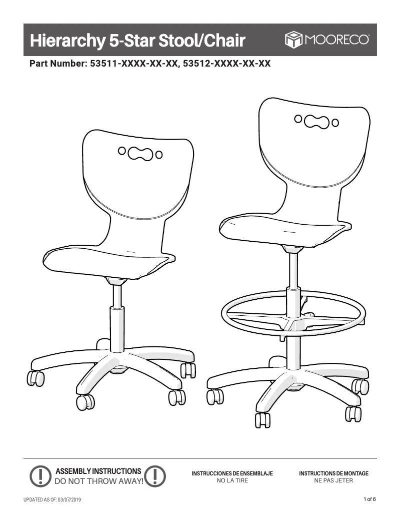Image de la première page du manuel de l'appareil Hierarchy