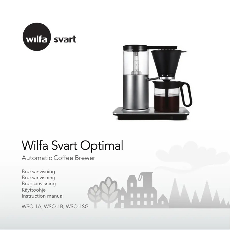 Page 1 de la notice Manuel utilisateur Wilfa Svart Optimal WSO-1B