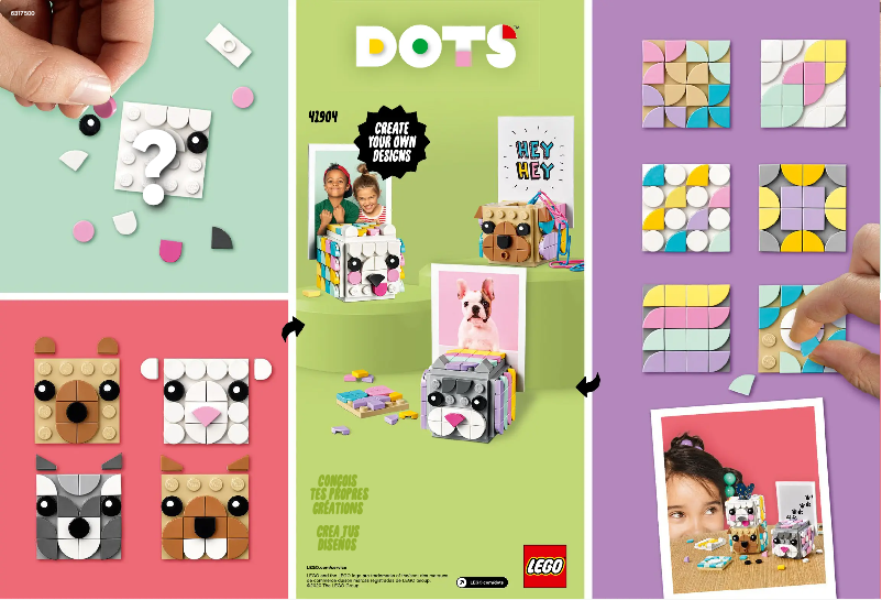 Page 1 de la notice Manuel utilisateur Lego DOTS 41904