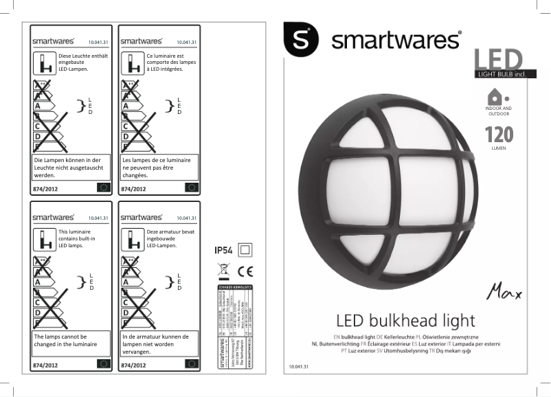 Página 1 del manual Manual de usuario Smartwares GOL-004-HB