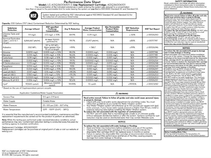 Page 1 de la notice Fiche technique LG LT700PC