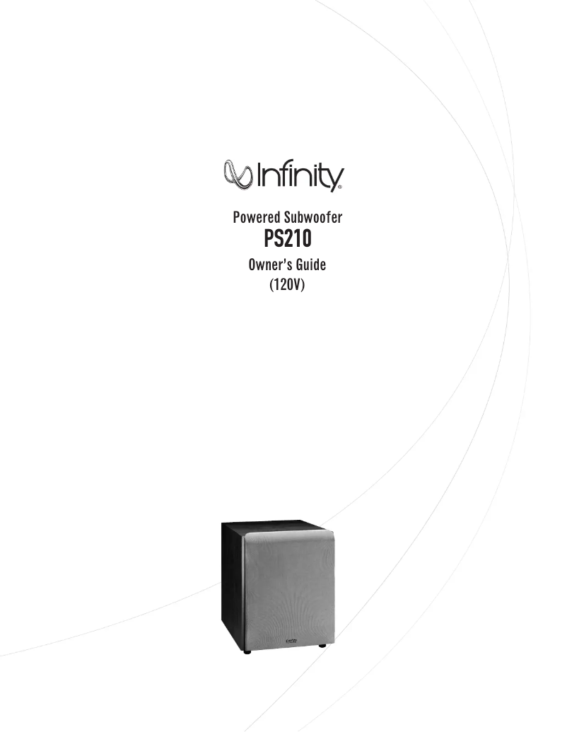 Page n°1 - Manuel utilisateur Infinity Primus PS210