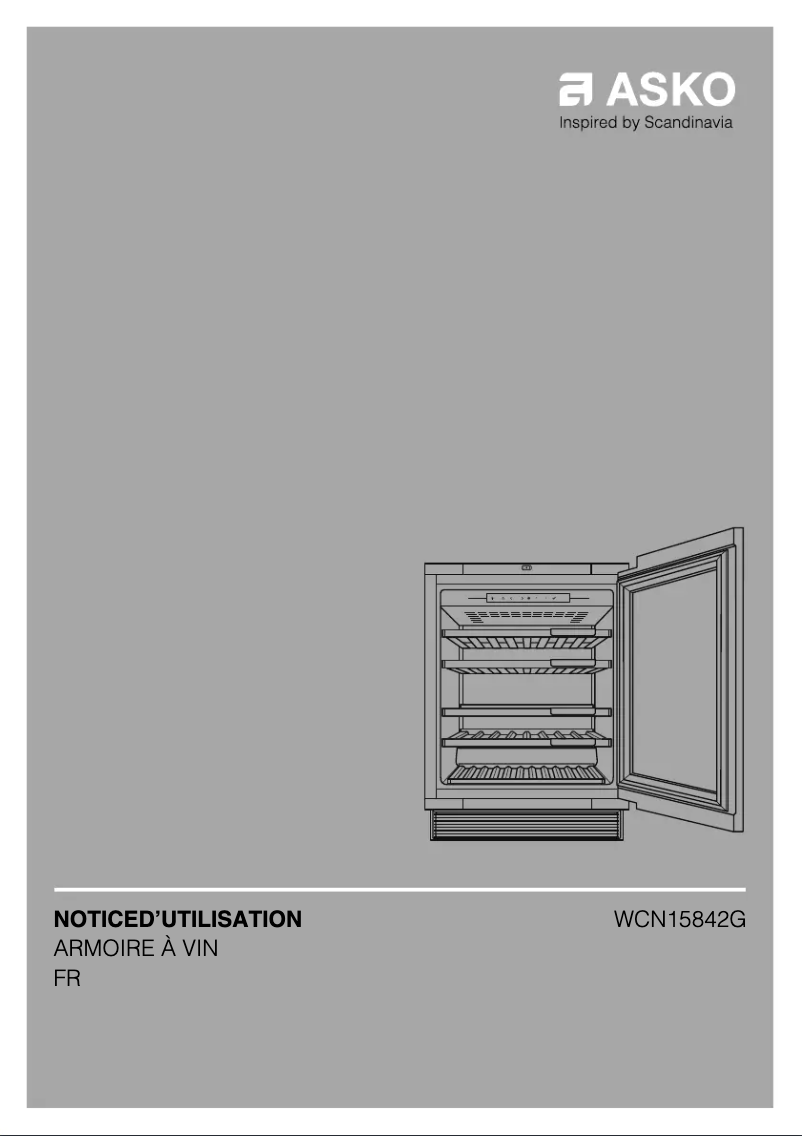 Page 1 de la notice Fiche technique Asko WCN15842G