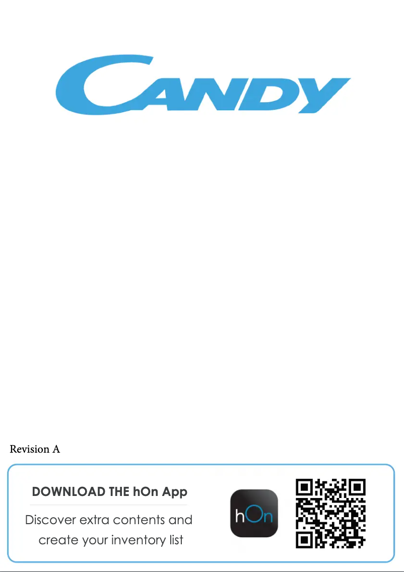 Page n°1 - Manuel utilisateur Candy CBT7719FWL