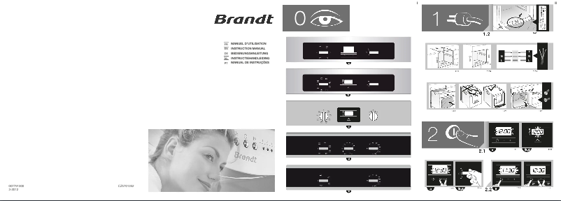 Page 1 de la notice Manuel utilisateur Brandt FC1141B