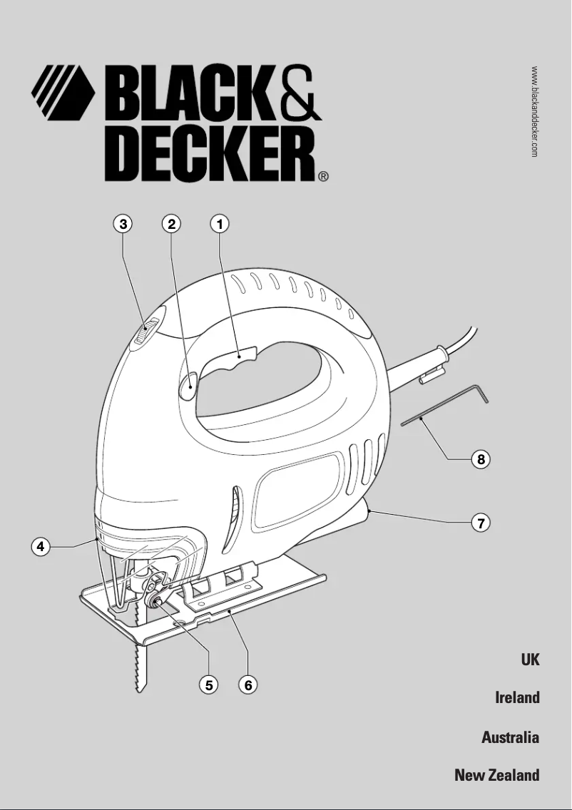 Page 1 de la notice Manuel utilisateur Black & Decker KS400EA