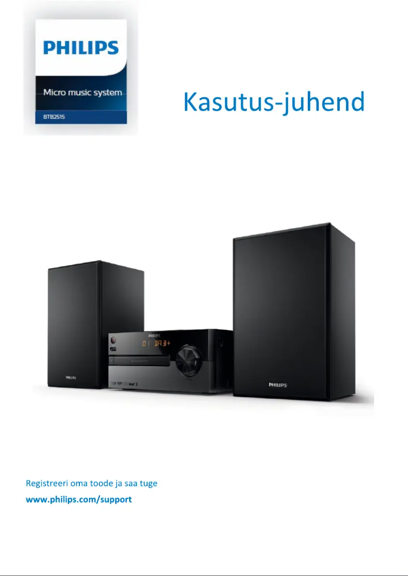 Page n°1 - Manuel utilisateur Philips BTB2515