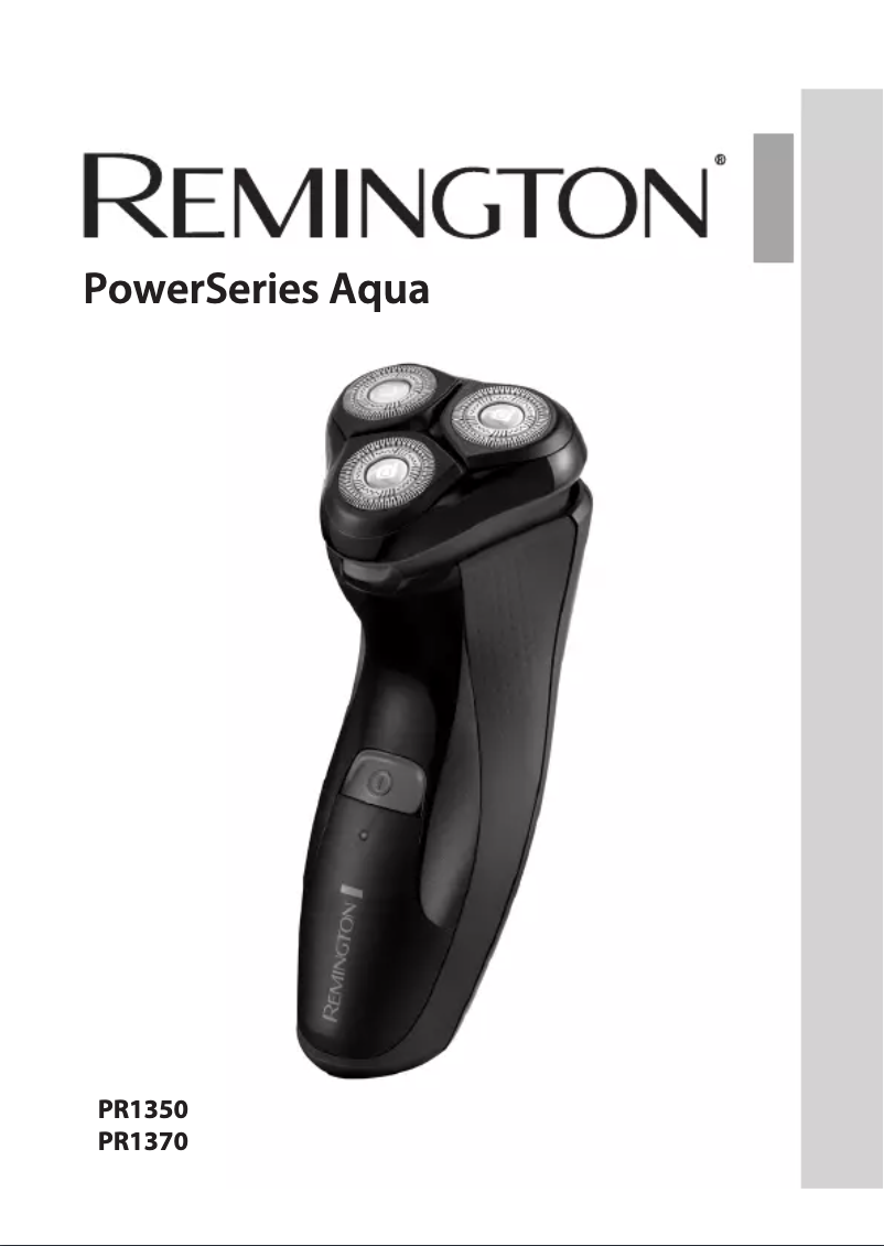 Página 1 del manual Manual de usuario Remington PowerSeries Aqua PR1370