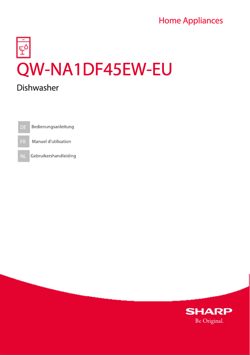Image de la première page du manuel de l'appareil QW-NA1DF45EW-EU