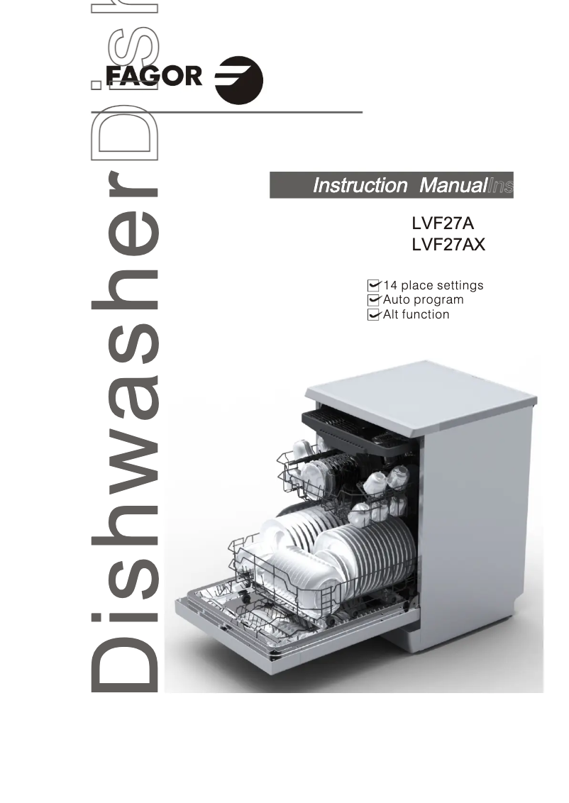 Page 1 de la notice Manuel utilisateur Fagor LVF27AX
