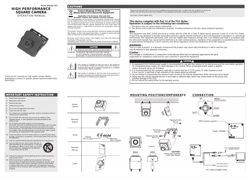 Page n°1 - Manuel utilisateur KT&C KPC-EW38NUP1