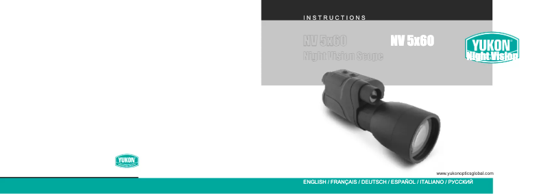 Page 1 de la notice Manuel utilisateur Yukon NV 5x60