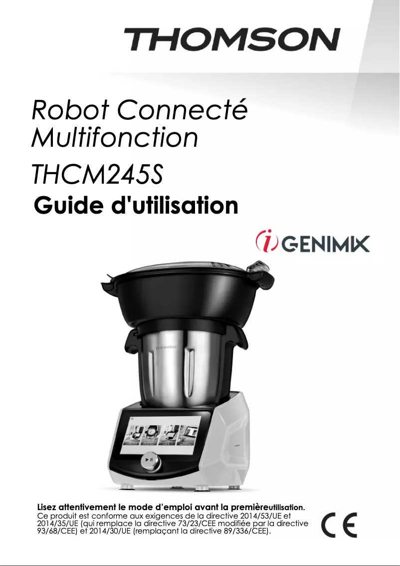 Image de la première page du manuel de l'appareil THCM245S