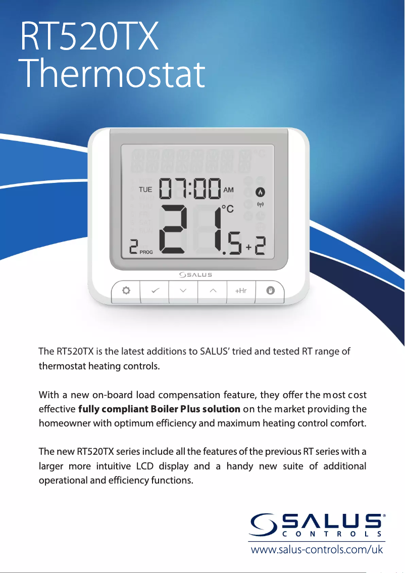 Imagen de la primera página del manual del dispositivo RT 520 TX