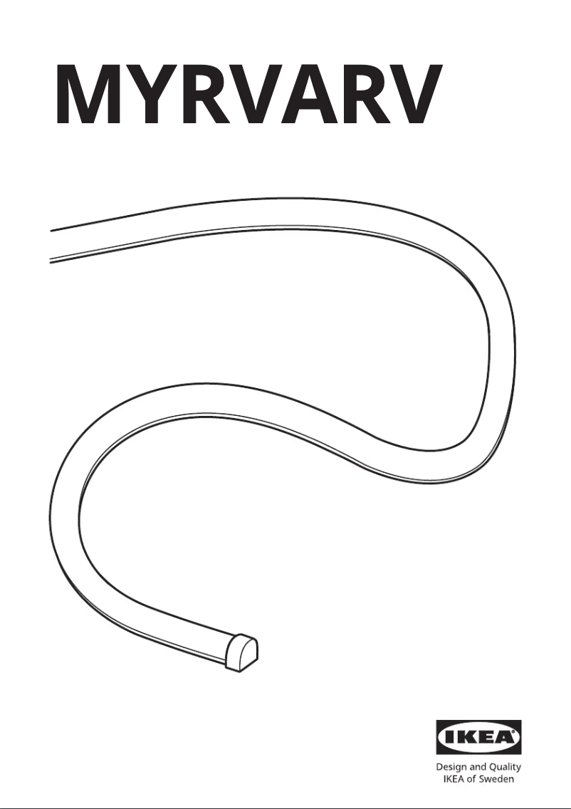 Page 1 de la notice Manuel utilisateur Ikea MYRVARV 303.049.67